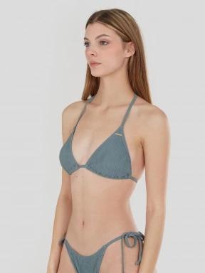 Fundango Innisfil Triangle Jacquard Top for women in green 1
