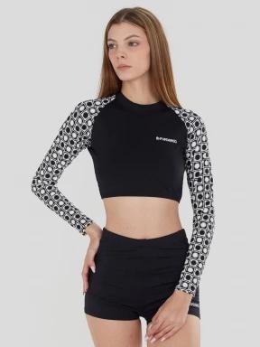 Fundango Amelia Surf Top for women in black 1