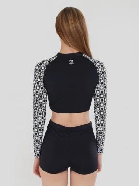 Fundango Amelia Surf Top for women in black 3