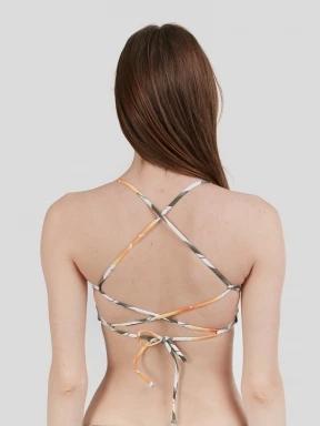 Fundango Moana Bralette Top for women in white 3