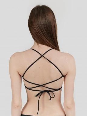 Fundango Moana Bralette Top for women in black 3