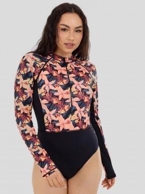 Fundango Dolphin Long Sleeve Suit for women in pink 1