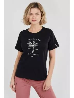 Fundango Bolton T-shirt for women in dark blue 1