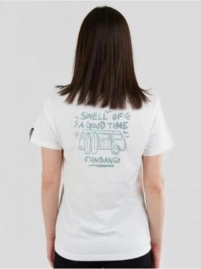 Fundango Bolton T-shirt for women in white 3