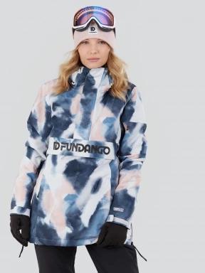 Fundango Birch ECO Logo Anorak for women in blue 1