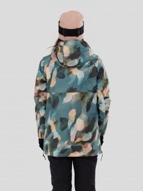 Fundango Birch ECO Logo Anorak for women in green 3