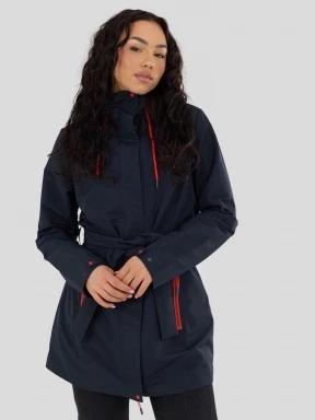 Fundango Regina III Waterproof Trench Jacket for women in dark blue 1