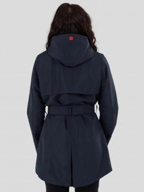 Fundango Regina III Waterproof Trench Jacket for women in dark blue 3