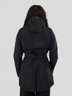 Fundango Regina III Waterproof Trench Jacket for women in black 3