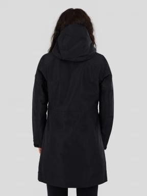 Fundango Yuma Raincoat for women in black 3