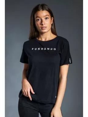 Fundango Womens Logo T for women in black 1