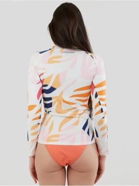 Fundango Joyce Long Sleeve Rashguard for women in white 3