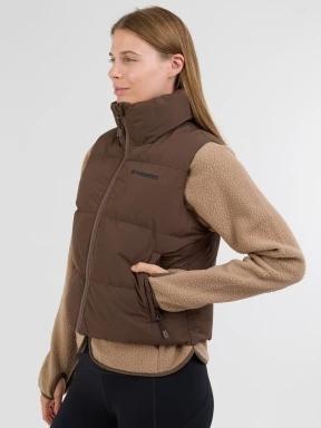 Fundango Keira Padded Vest for women in brown 1