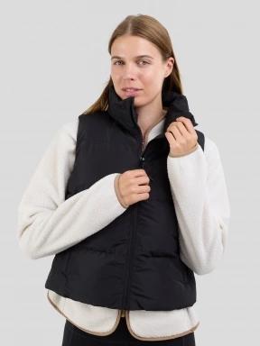 Fundango Keira Padded Vest for women in black 1