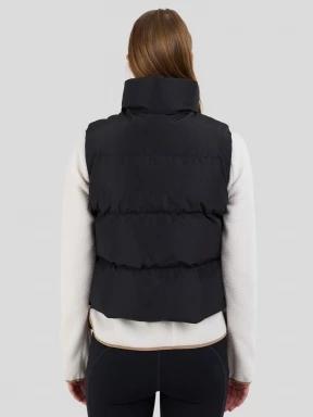 Fundango Keira Padded Vest for women in black 3