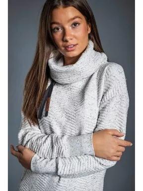 Fundango ALIZ Pullover for women in white 3