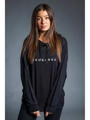 Fundango RICHMOND Hooded Pullover for women in black 3