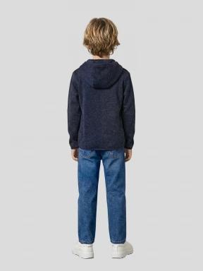 Fundango Obelix JR Hooded Fleece in dark blue 3