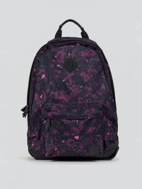 Fundango Plain Backpack for women in purple 1