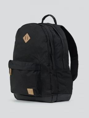 Fundango Plain Backpack in black 3
