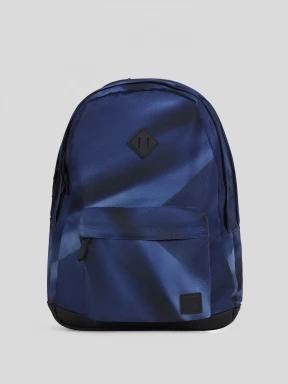 Fundango Plain Backpack in dark blue 1