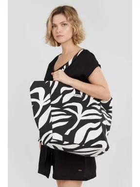 Fundango Almaraz Beach Bag for women in black 1