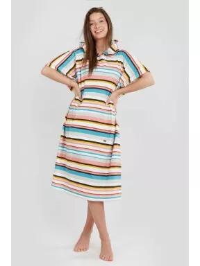 Fundango Amarante Surf Poncho for women in multicolor 3