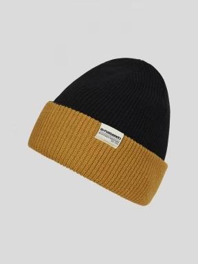 Fundango Duplex Reversible Beanie in black 1