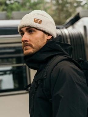 Fundango Zeo Fleece Beanie in white 1