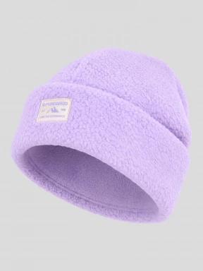 Fundango Zeo Fleece Beanie in purple 1