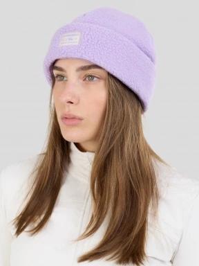 Fundango Zeo Fleece Beanie in purple 3
