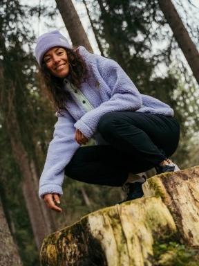 Fundango Zeo Fleece Beanie in purple 1
