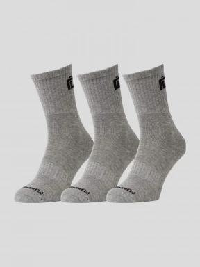 Fundango Sport 3 Pack Socks for men in grey 1