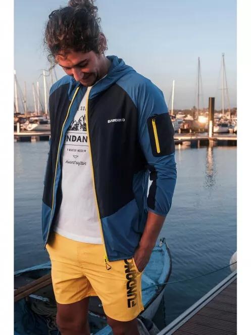 Fundango Bono Boardshort for men in yellow 8