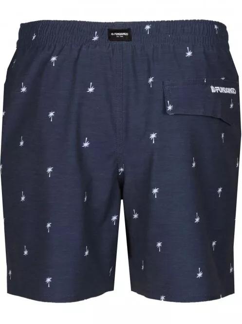 Fundango Bono Print Boardshort for men in dark blue 3
