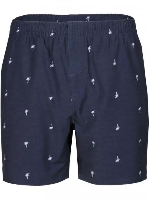 Fundango Bono Print Boardshort for men in dark blue 7