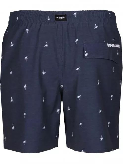 Fundango Bono Print Boardshort for men in dark blue 8