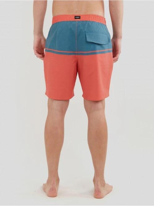 Fundango Morris Boardshort for men in red 3