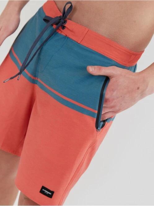 Fundango Morris Boardshort for men in red 5