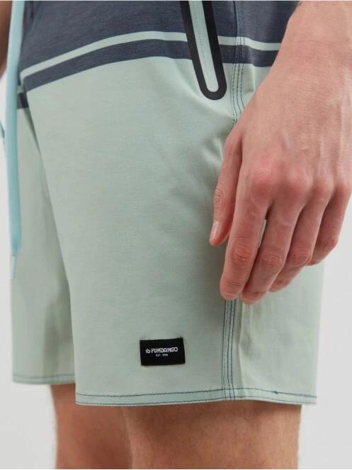 Fundango Morris Boardshort for men in green 5