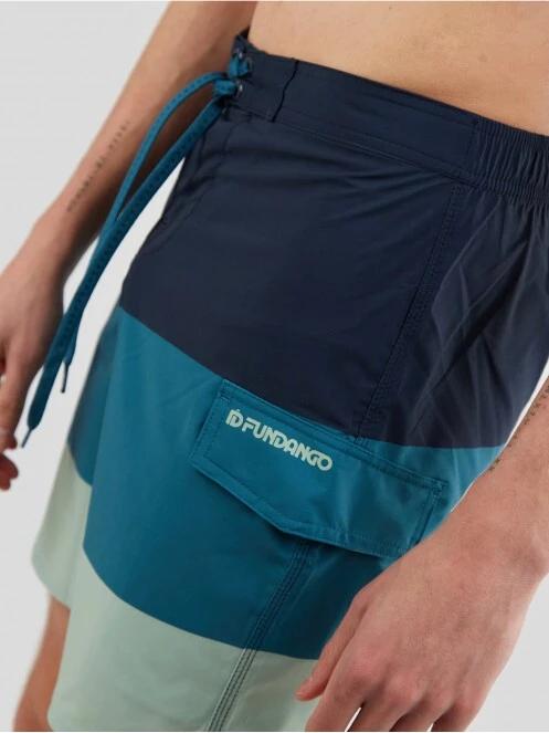 Fundango Salimu Boardshort for men in dark blue 6