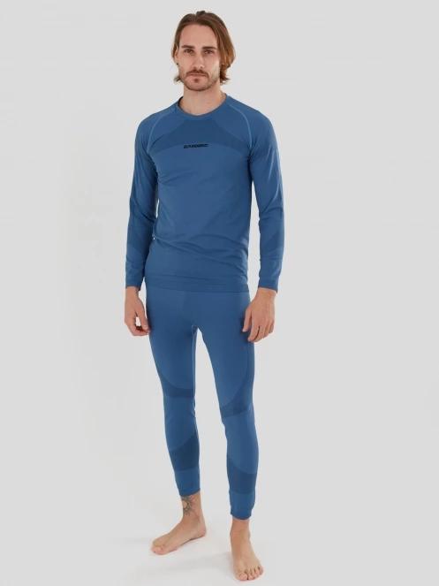 Fundango Seamless Baselayer Set for men in blue 2