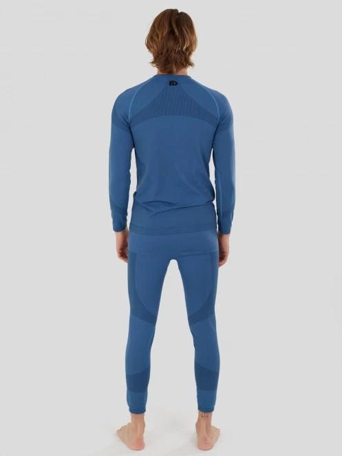 Fundango Seamless Baselayer Set for men in blue 3