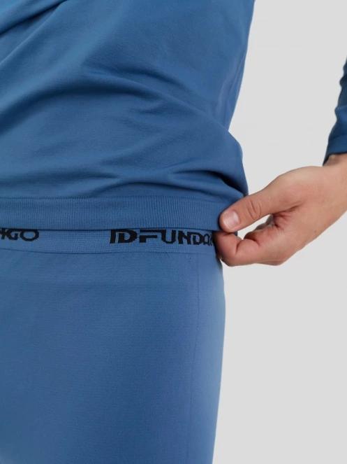 Fundango Seamless Baselayer Set for men in blue 6
