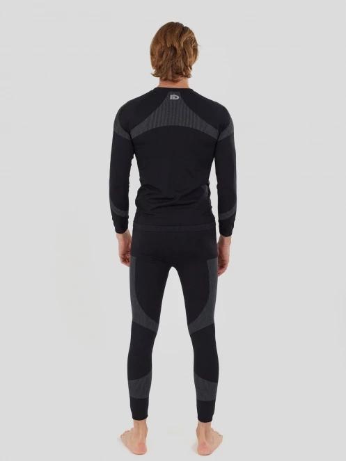 Fundango Seamless Baselayer Set for men in black 3