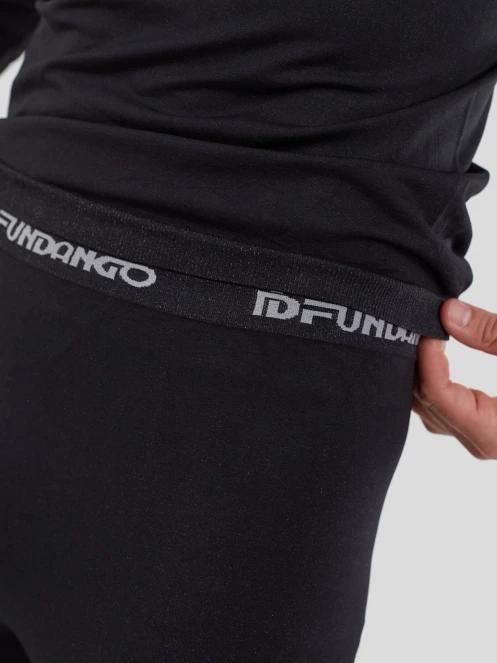 Fundango Seamless Baselayer Set for men in black 5
