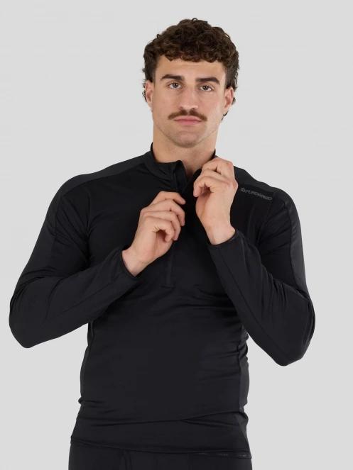 Fundango Novak Baselayer Top for men in black 2