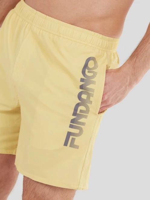 Fundango Bono Boardshort for men in yellow 5