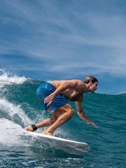 Fundango Bono Boardshort for men in blue 6