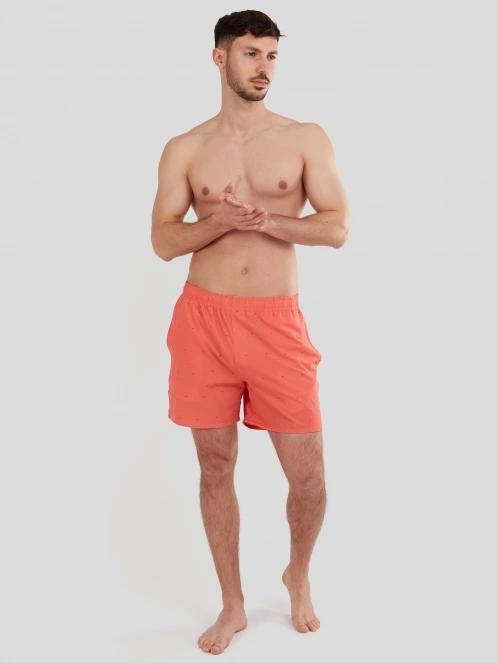 Fundango Bono Print Boardshort for men in red 4